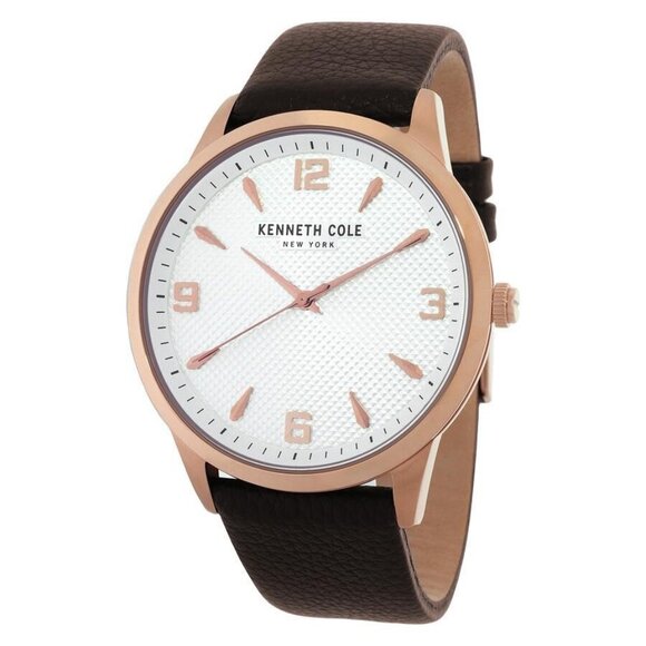 NWT Authentic Kenneth Cole New York Quartz White Dial Watch - Picture 1 of 3